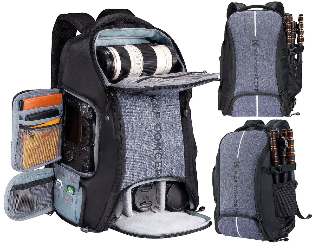 Plecak Kf Plecak Fotograficzny Foto Duży na Aparat DSLR Kamerę Drona 25L / K&F / KF13.164