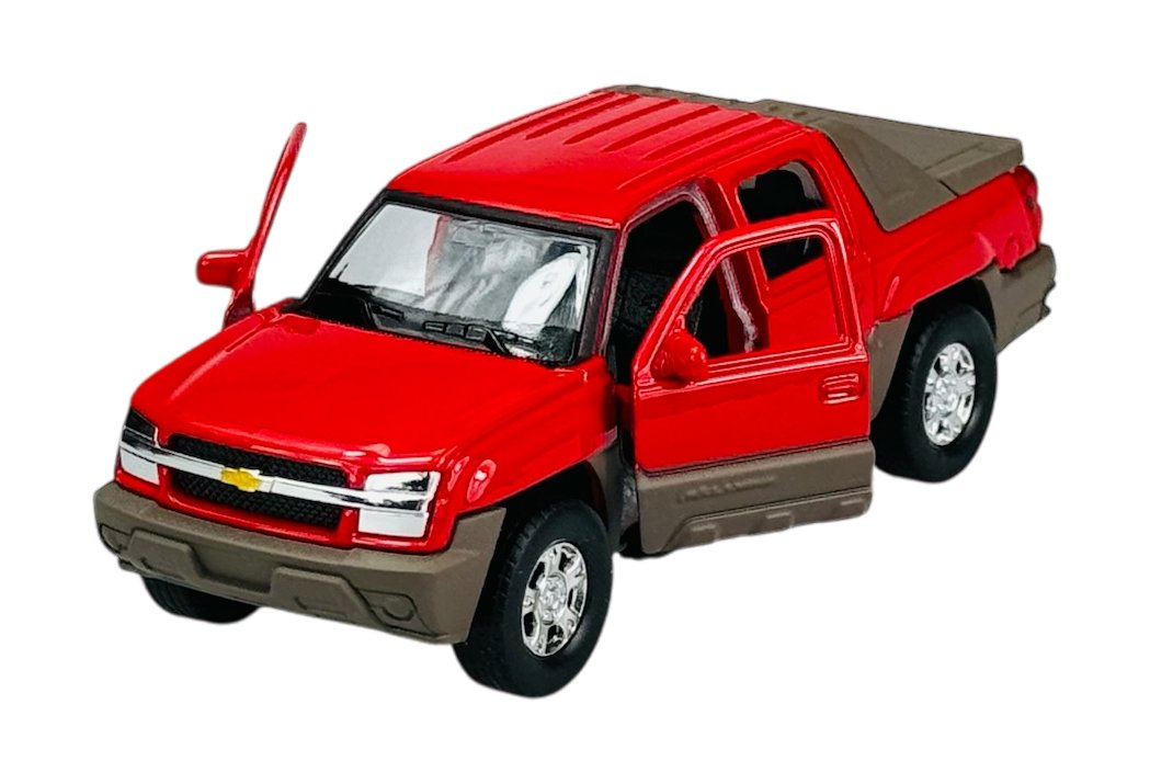 WELLY 2002 CHEVROLET AVALANCHE CZERWONY 1:34 42314