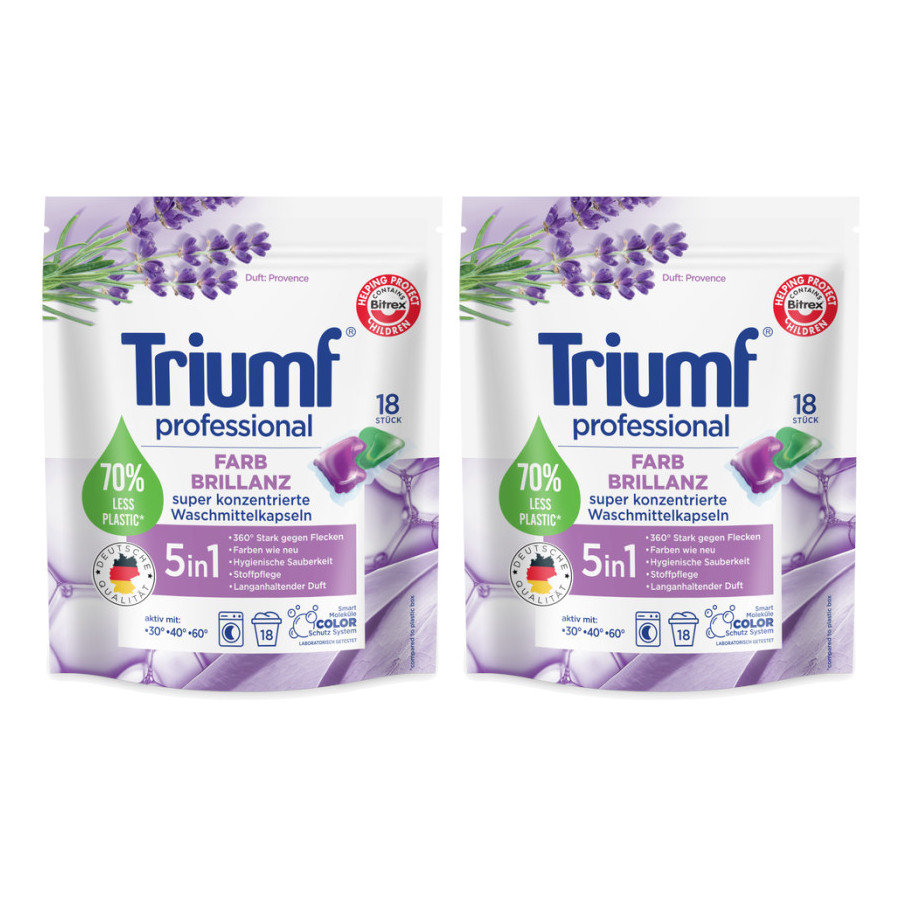 Kapsułki do prania TRIUMF Farb-Brillanz 36szt