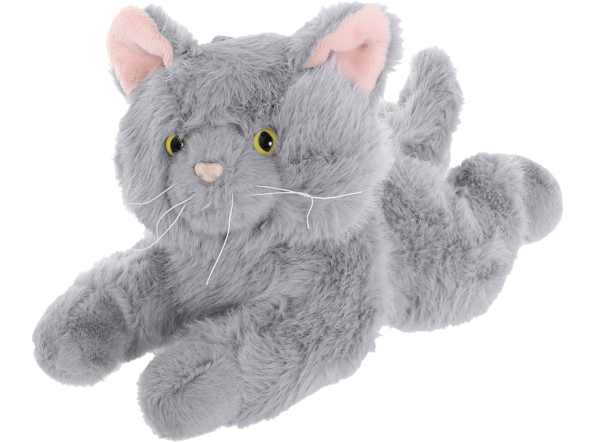 Maskotka Pluszowa SZARY KOT Kotek Duży Przytulanka Dla Dzieci 55 CM