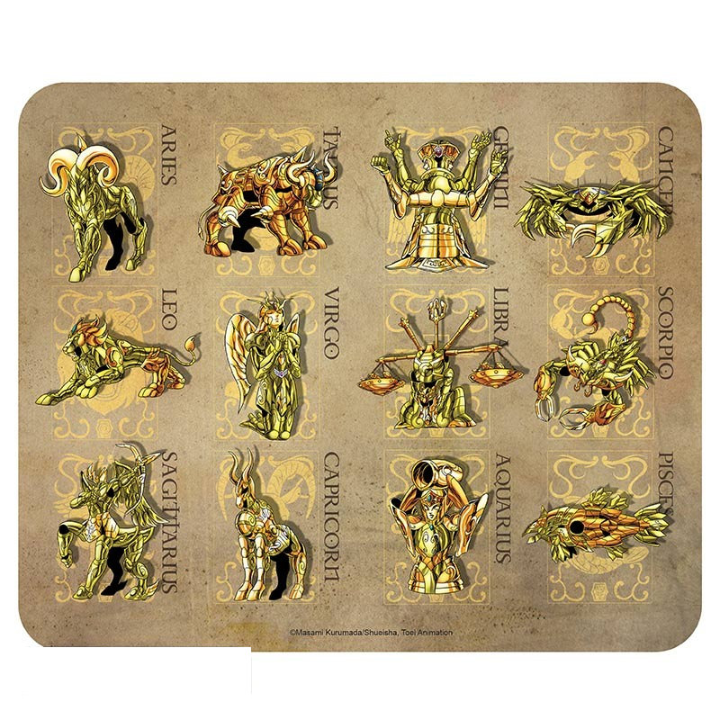 Podkładka Pod Mysz Saint Seiya Rycerze Zodiaku - Zbroje