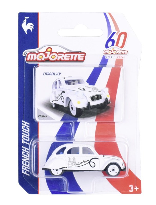 MAJORETTE FRENCH TOUCH CITROEN 2CV BIAŁY 1:64 212055011