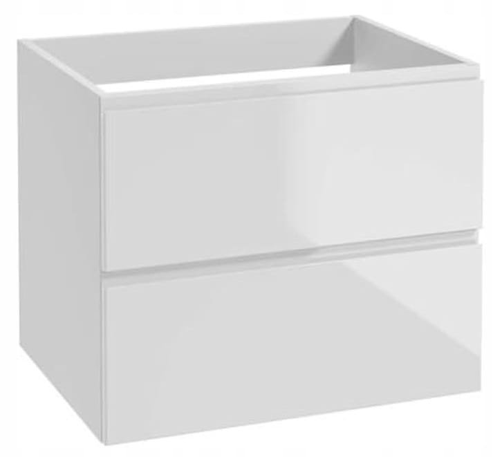 Szafka łazienkowa biała 60x50 cm wisząca bez blatu pod umywalkę