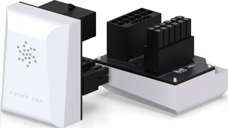 Adapter Wtyczka 12VPWR kątowa złącze 12+4 PIN 180 stopni EZDIY-FAB RVS