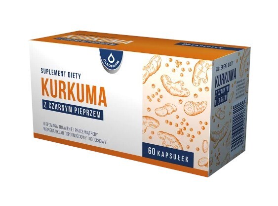 Kurkuma z Czarnym pieprzem, 60 kapsułek /Oleofarm/