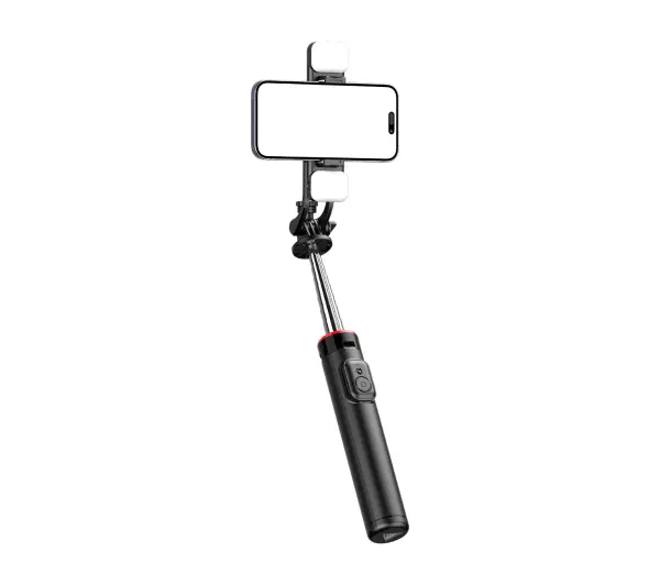 Hurtel WC13YDS 1,3m z podwójną lampą Czarno-srebrny