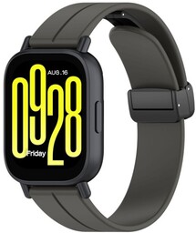 Bizon Silikonowy pasek Strap Watch Silicone 22 mm do smartwatcha, czarny