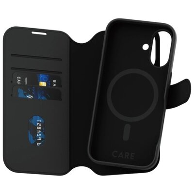 Etui PANZERGLASS Care Feature Tango 2in1 Wallet MagSafe do Apple iPhone 16 Czarny | Bezpłatny transport
