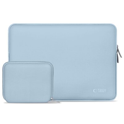 Etui na laptopa TECH-PROTECT Neoslim 13-14 cali Niebieski + Torba na akcesoria NEOSLIM LAPTOP 13-14 WINTER BLUE
