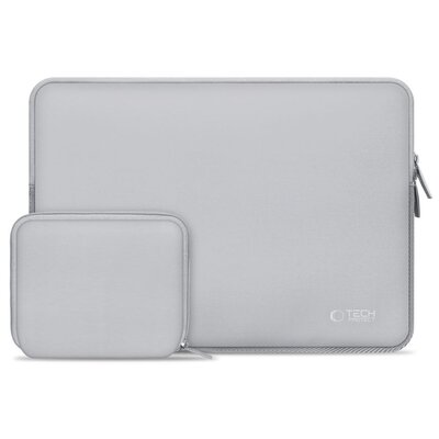 Etui na laptopa TECH-PROTECT Neoslim 15-16 cali Szary + Torba na akcesoria NEOSLIM LAPTOP 15-16 CRAYON GREY