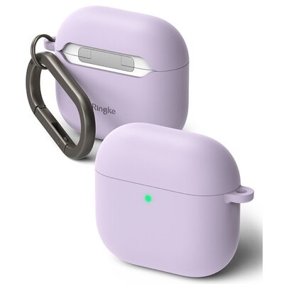 Etui na słuchawki RINGKE Silicone do Apple Airpods 4 Fioletowy