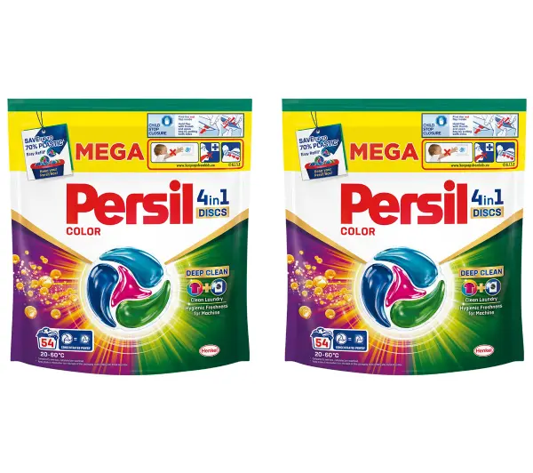 Persil Discs Color 4w1 zestaw 2x54szt.