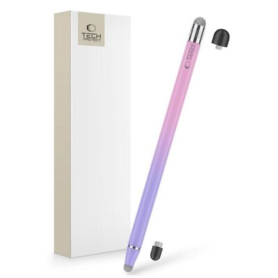 Rysik TECH-PROTECT USP100 4-Tip Touch Stylus Pen Fioletowo-różowy
