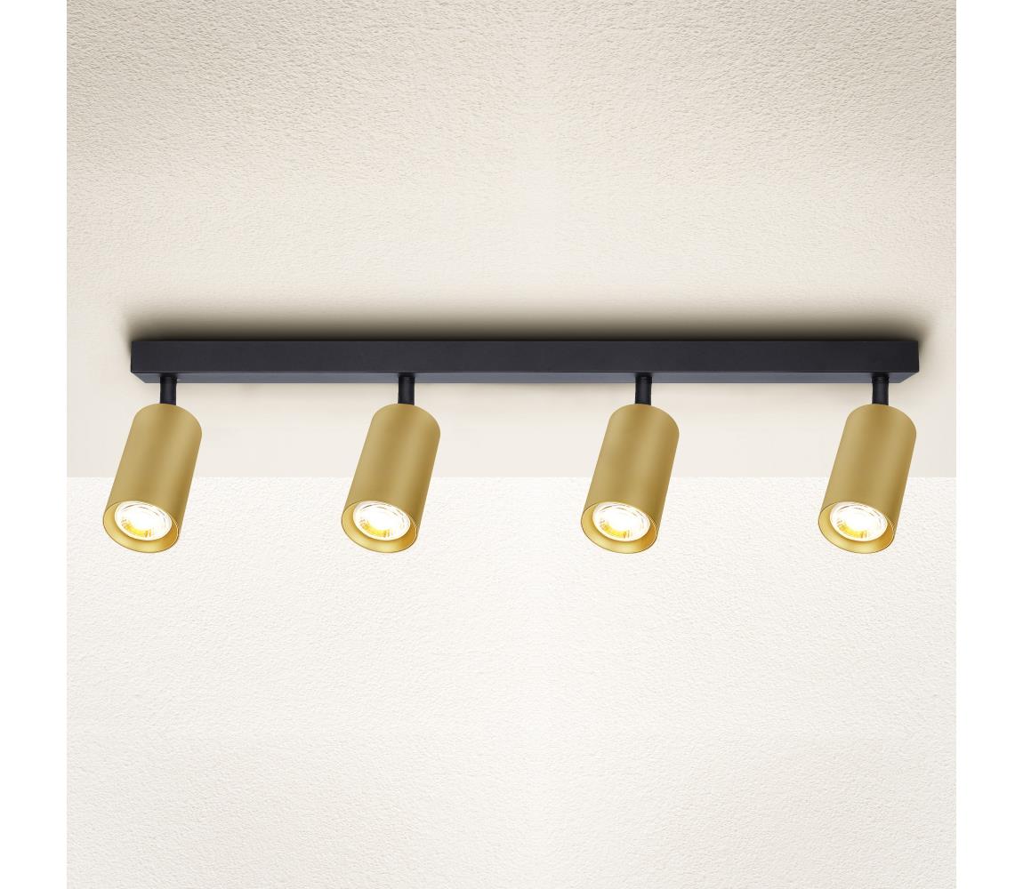 Brilagi - Oświetlenie punktowe SELE GOLDEN 4xGU10/30W/230V czarny/złoty