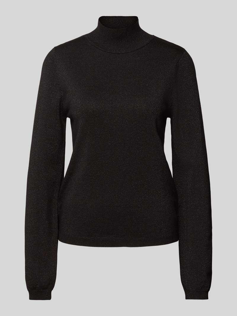 Sweter z dzianiny z golfem model ‘Beaumont’