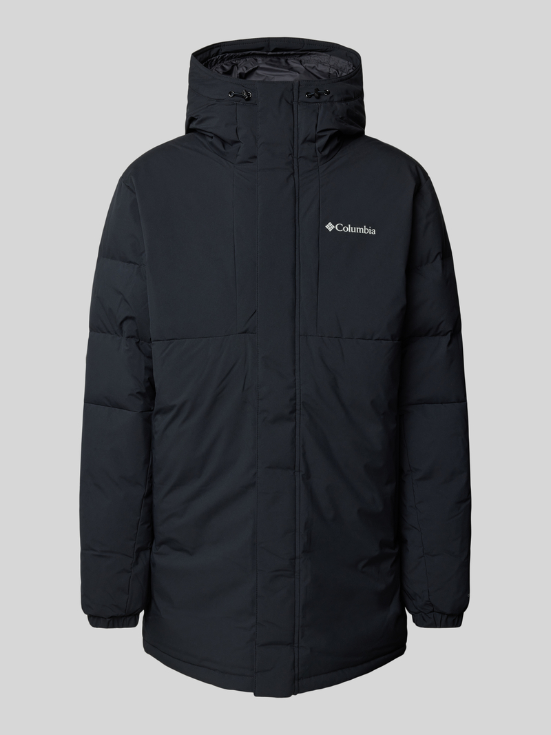 Kurtka puchowa o kroju regular fit z nadrukiem z logo model ‘ALDERCREST’