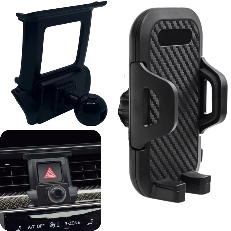 ADAPTER DO UCHWYTU NA TELEFON AUDI A4/A5/S4/S5 2017-2024 UCHWYT CARBON