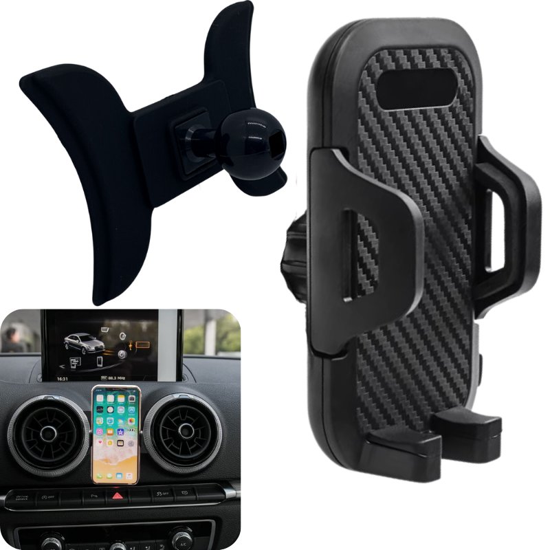 ADAPTER DO UCHWYTU NA TELEFON AUDI A3 2014-2020 UCHWYT CARBON