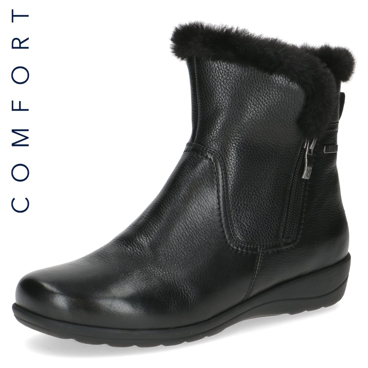 Botki czarne Vera [26459-43-022] [Rozmiar: 37]