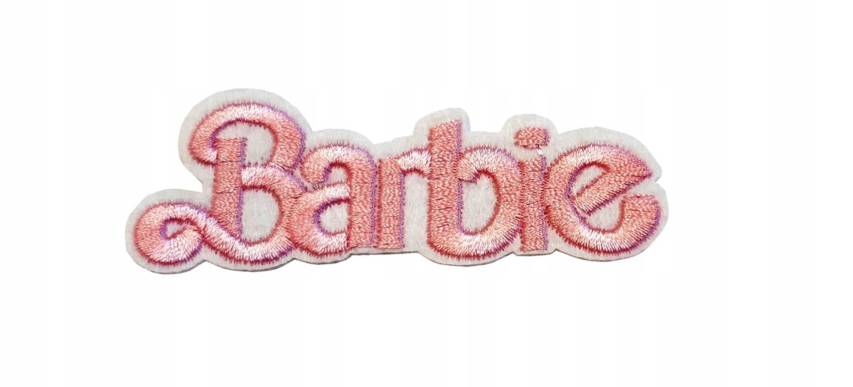 Nowa Naszywka Termo Haftowana - Barbie