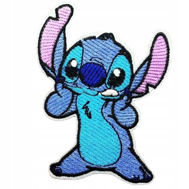 STITCH - PIĘKNA NASZYWKA TERMO HAFTOWANA