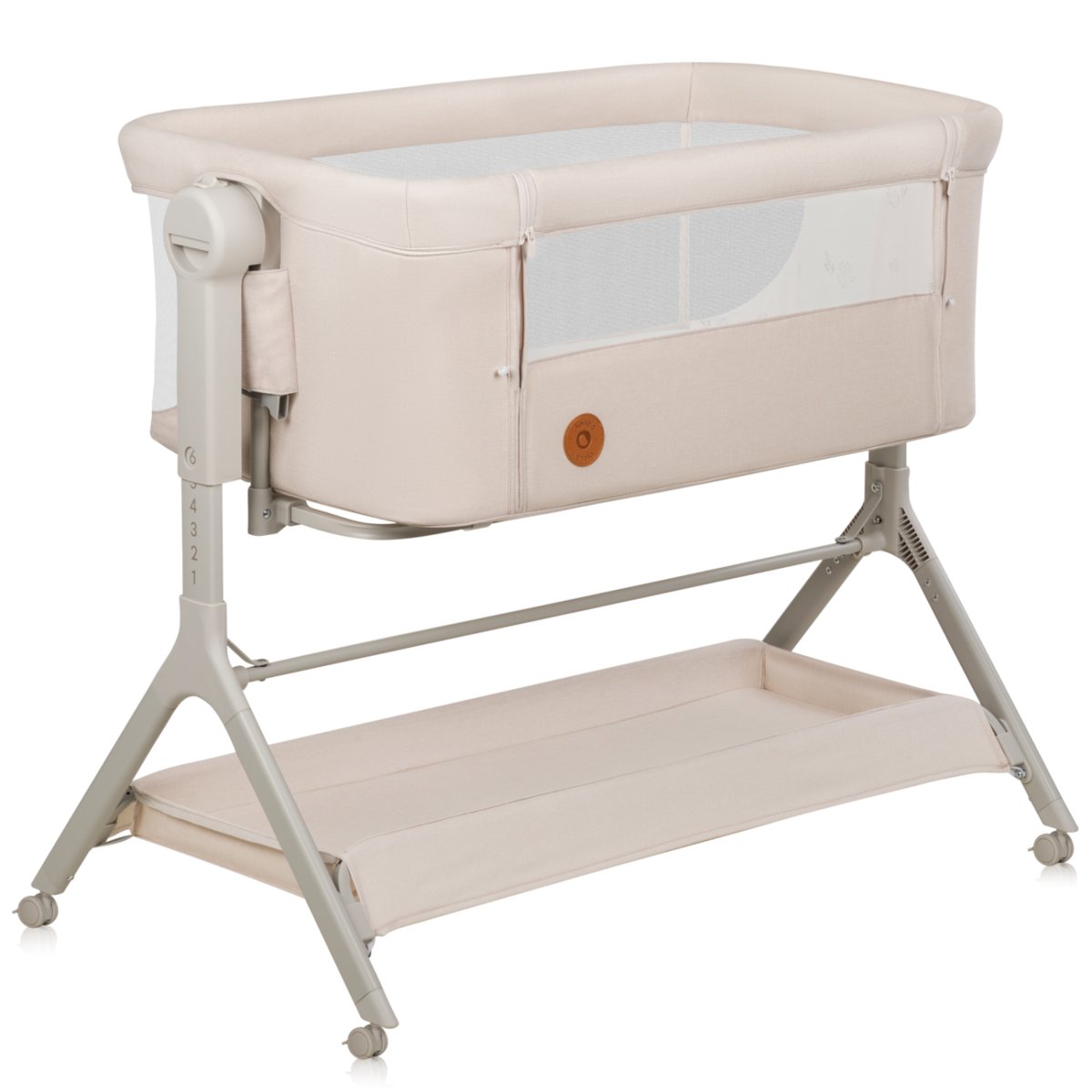 Łóżeczo Dostawne 3w1 Lionelo Leonie Plus Beige Sand