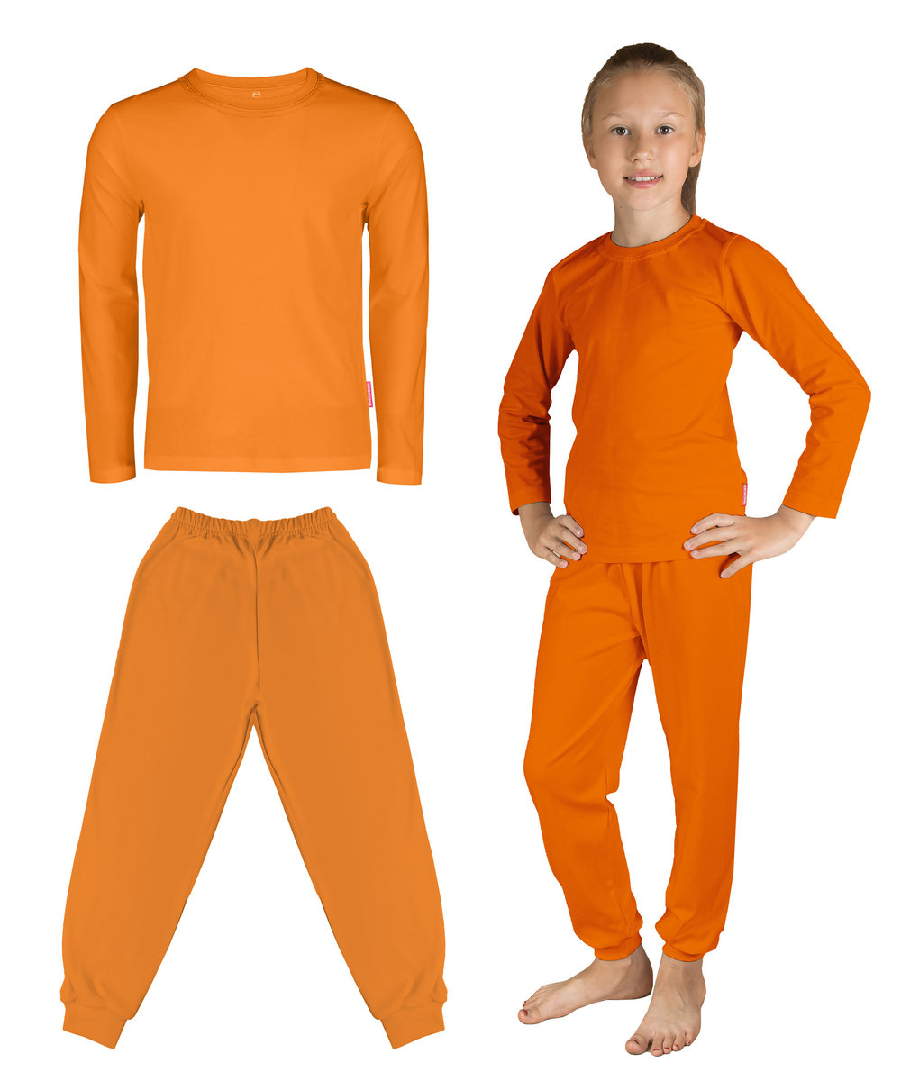 POMARA��CZOWA BLUZKA SPODNIE KOMPLET DZIECI��CY STR��J DYNIA HALLOWEN DZIE�� DYNI BAWE��NIANY CH��OPIEC DZIEWCZYNKA 140