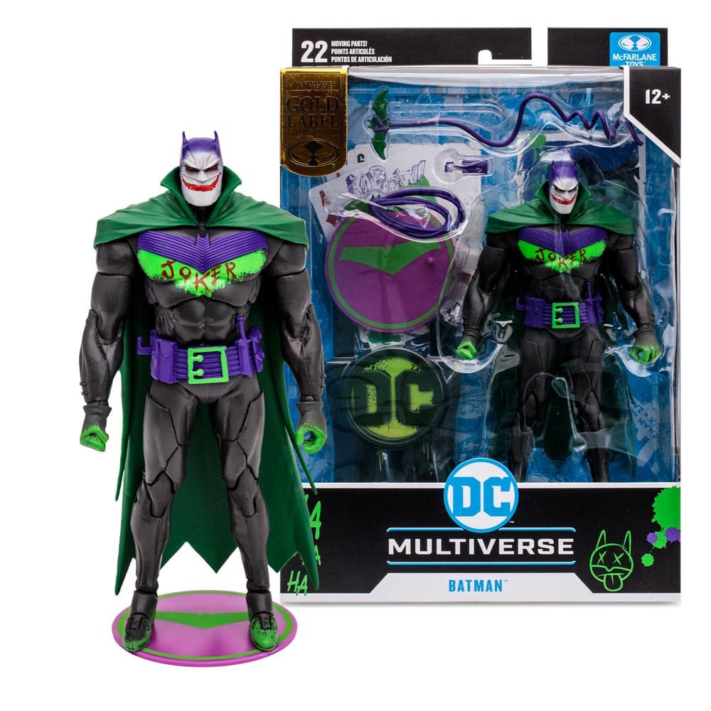 Figurka DC Multiverse (Batman: White Knight) - Jokerized Batman (Gold Label)
