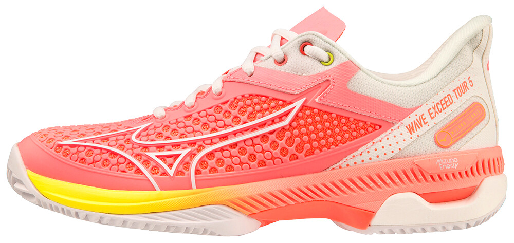 Damskie buty tenisowe Mizuno Wave Exceed Tour 5 Clay Candy Coral EUR 40,5