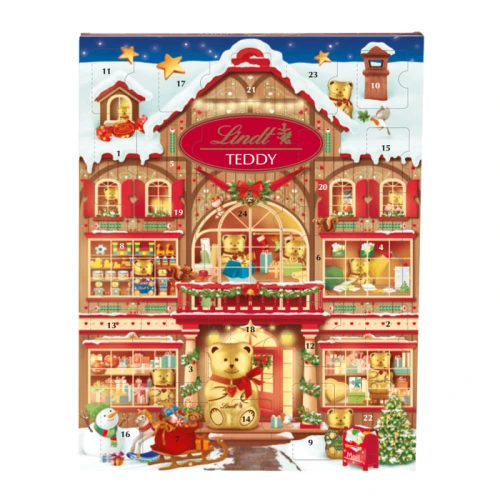 Kalendarz Adwentowy Lindt Teddy House 170g