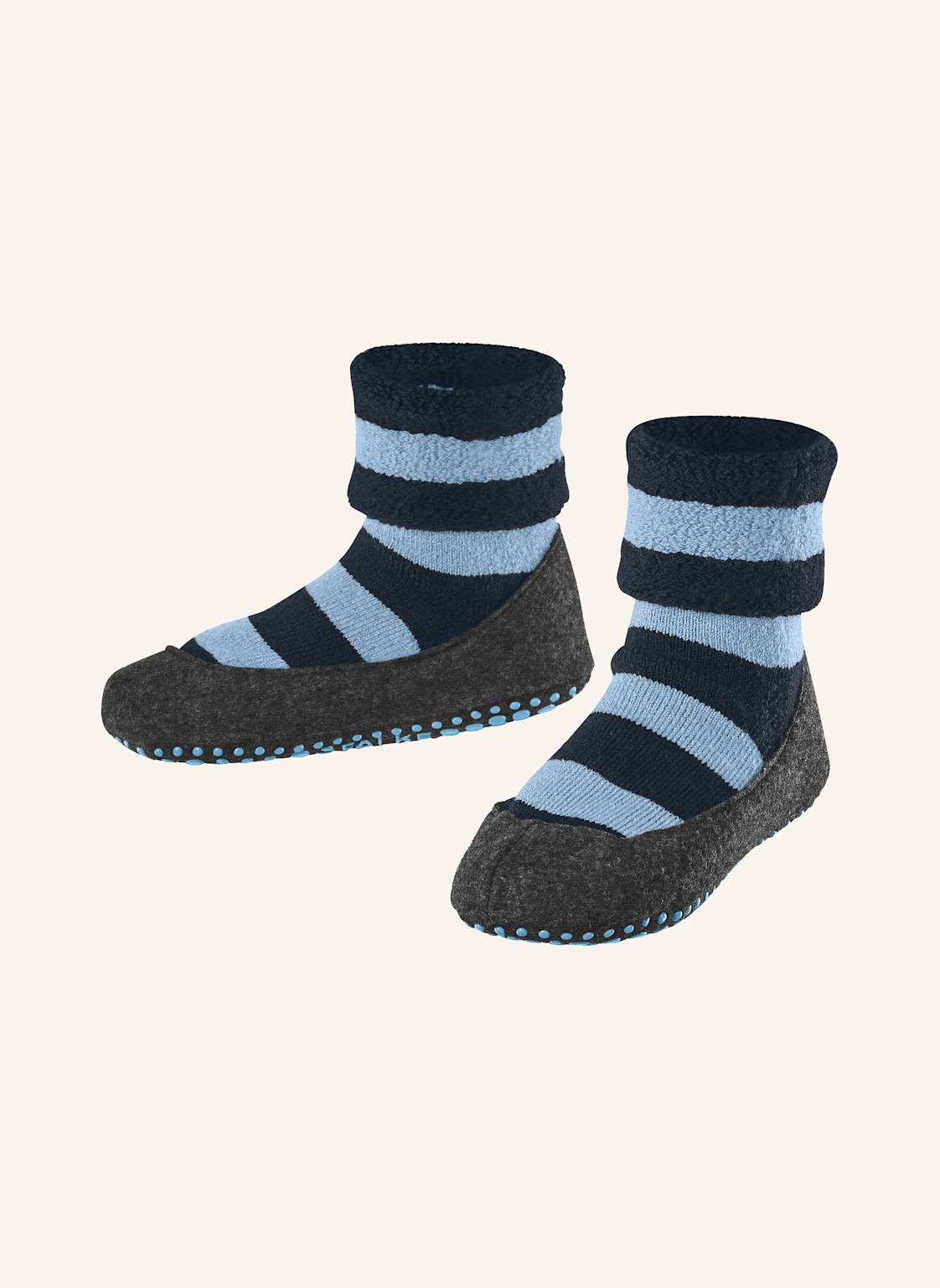 Falke Skarpety Antypoślizgowe Cosyshoe Z Wełny Merino grau