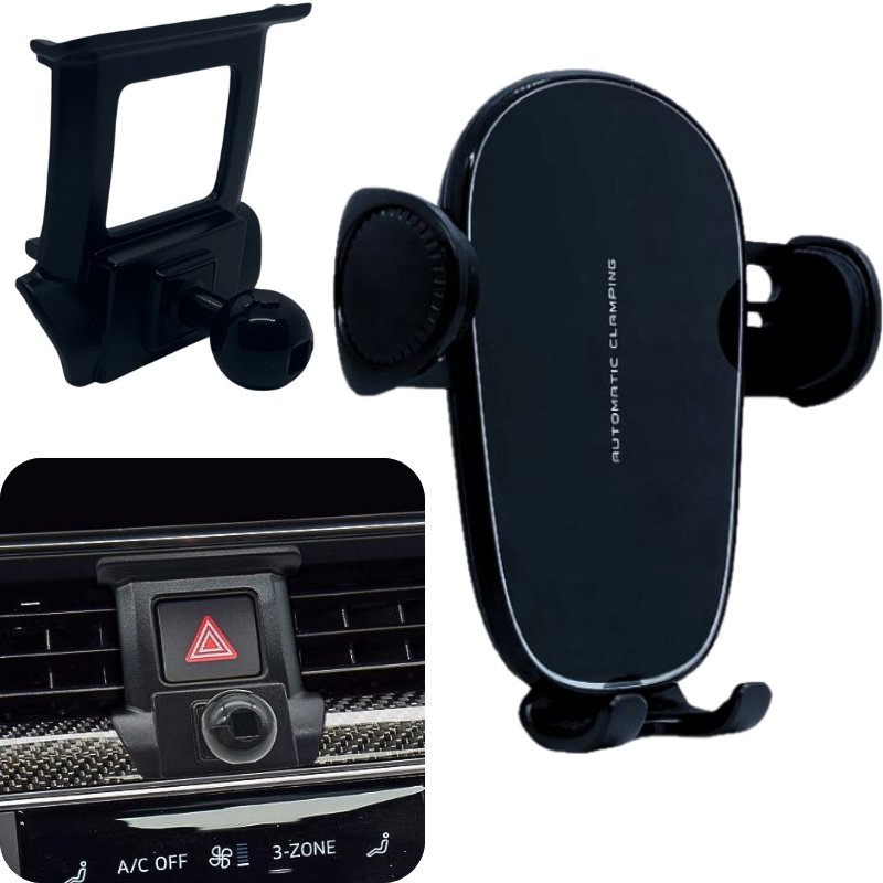 ADAPTER DO UCHWYTU NA TELEFON AUDI A4/A5/S4/S5 2017-2024 + UCHWYT PREMIUM ZESTAW