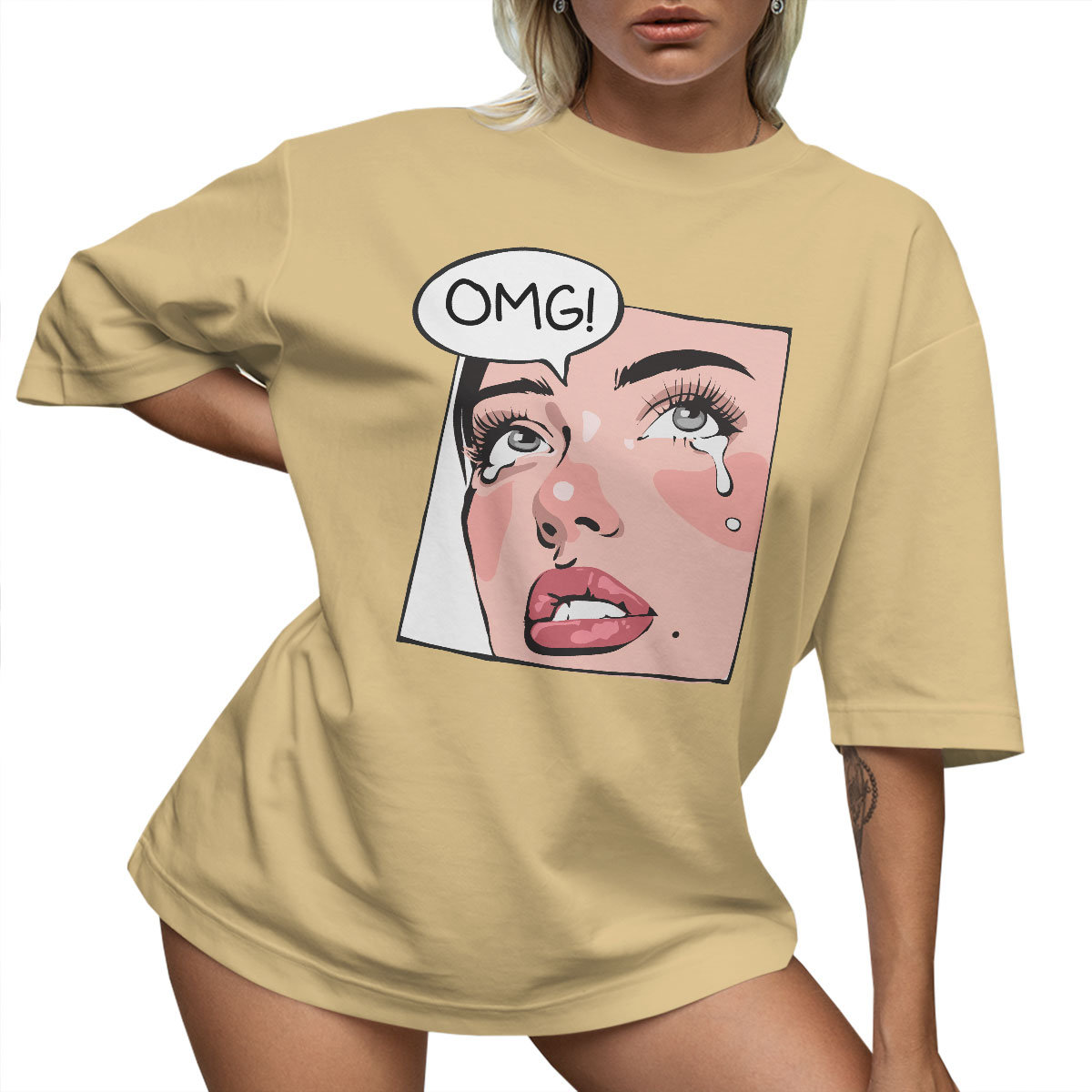T-SHIRT OVERSIZE LU��NA KOSZULKA OMG XXXL SUKIENKA JAKO����