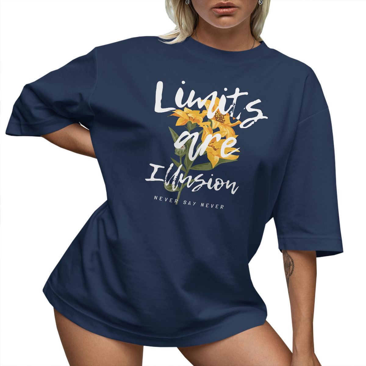T-SHIRT OVERSIZE LU��NA KOSZULKA NAPIS KR��TKA UNISEX L SUKIENKA JAKO����