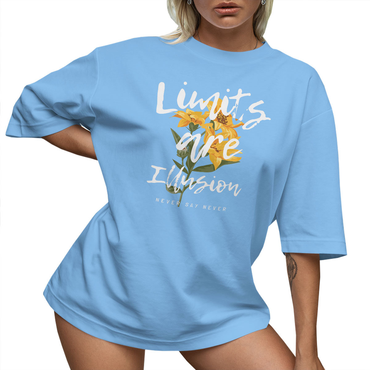T-SHIRT OVERSIZE LU��NA KOSZULKA NAPIS KR��TKA UNISEX XXXL SUKIENKA JAKO����