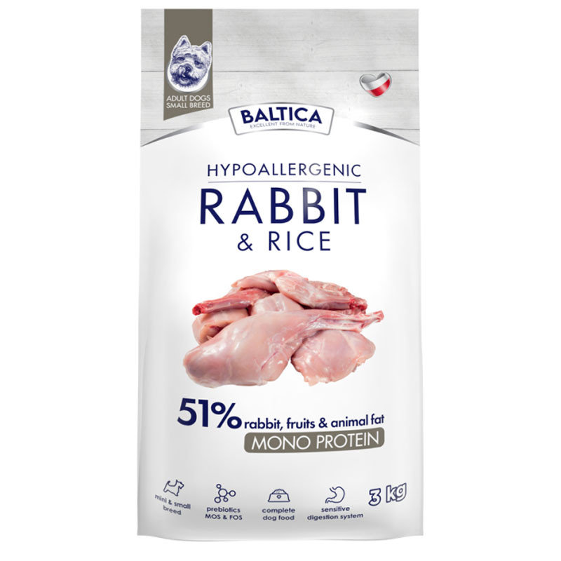 Baltica Adult Rabbit & Rice XS/S 3kg