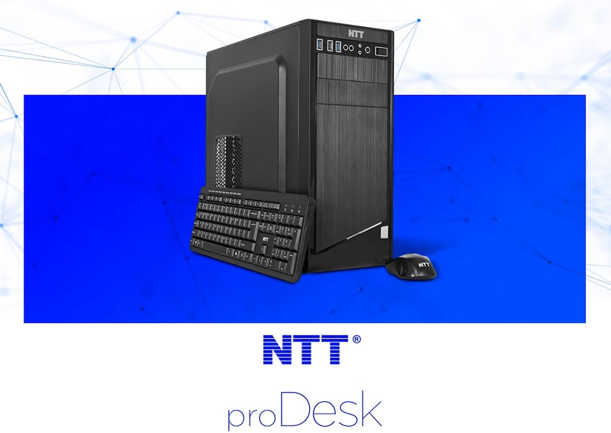 Komputer NTT ProDesk AI PC - Ryzen 7 8700G, 16GB RAM, 1TB SSD, WIFI, W11 Home