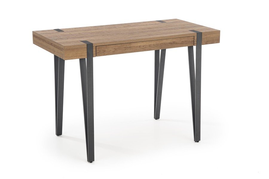 Biurko klasyczne z szufladą do biura stolik konsola