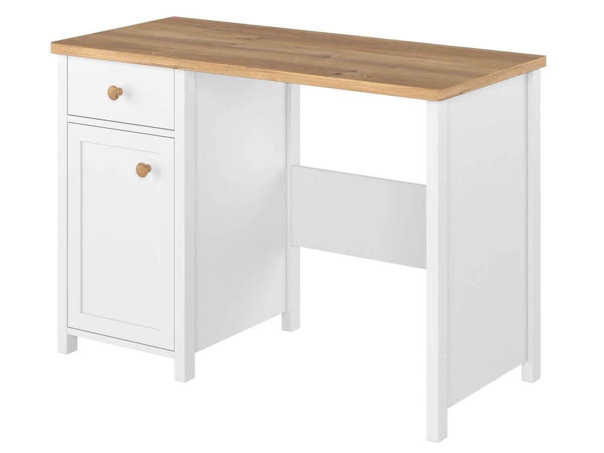 Biurko białe dąb toaletka szafka regał do sypialni biura