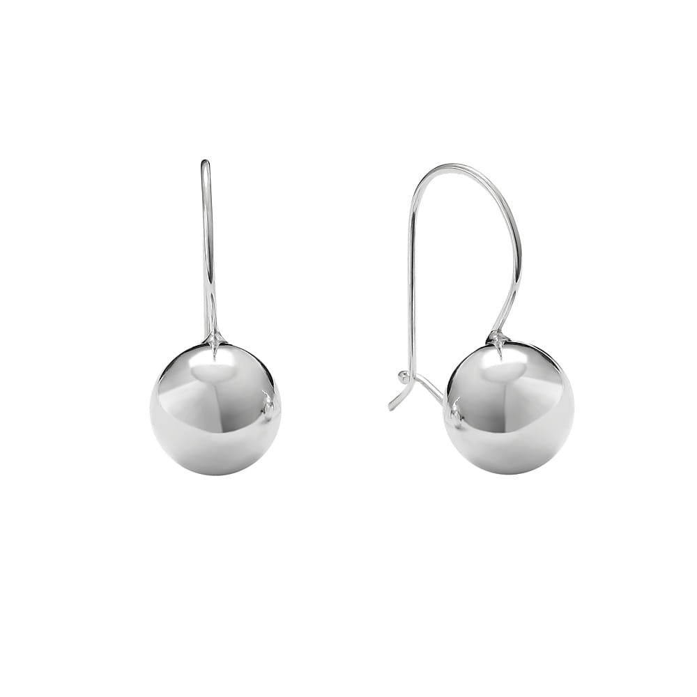 Srebrne kolczyki duże kulki 14 mm srebro pr925 + pudełko