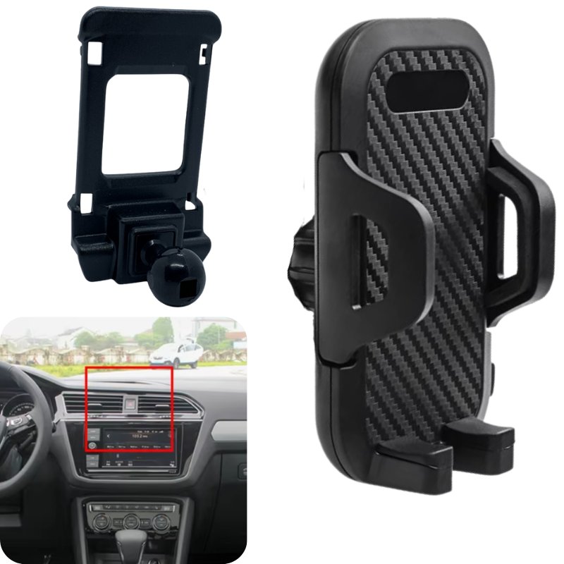 Adapter Do Uchwytu Na Telefon Volkswagen Tiguan L 2017-2021 Uchwyt Carbon