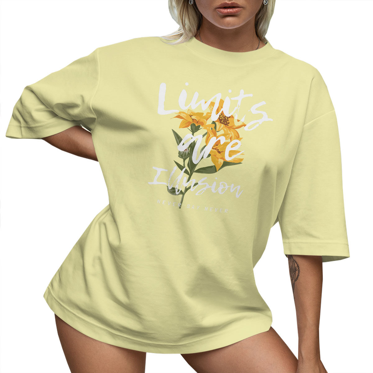 T-SHIRT OVERSIZE LU��NA KOSZULKA NAPIS KR��TKA UNISEX L SUKIENKA JAKO����