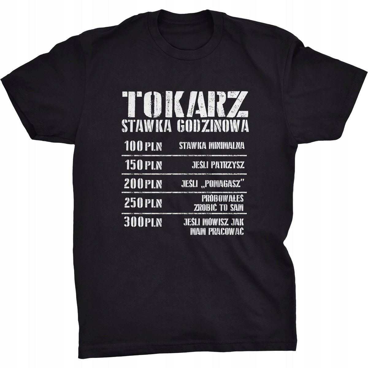 Stawka Godzinowa Koszulka Dla Tokarza Prezent
