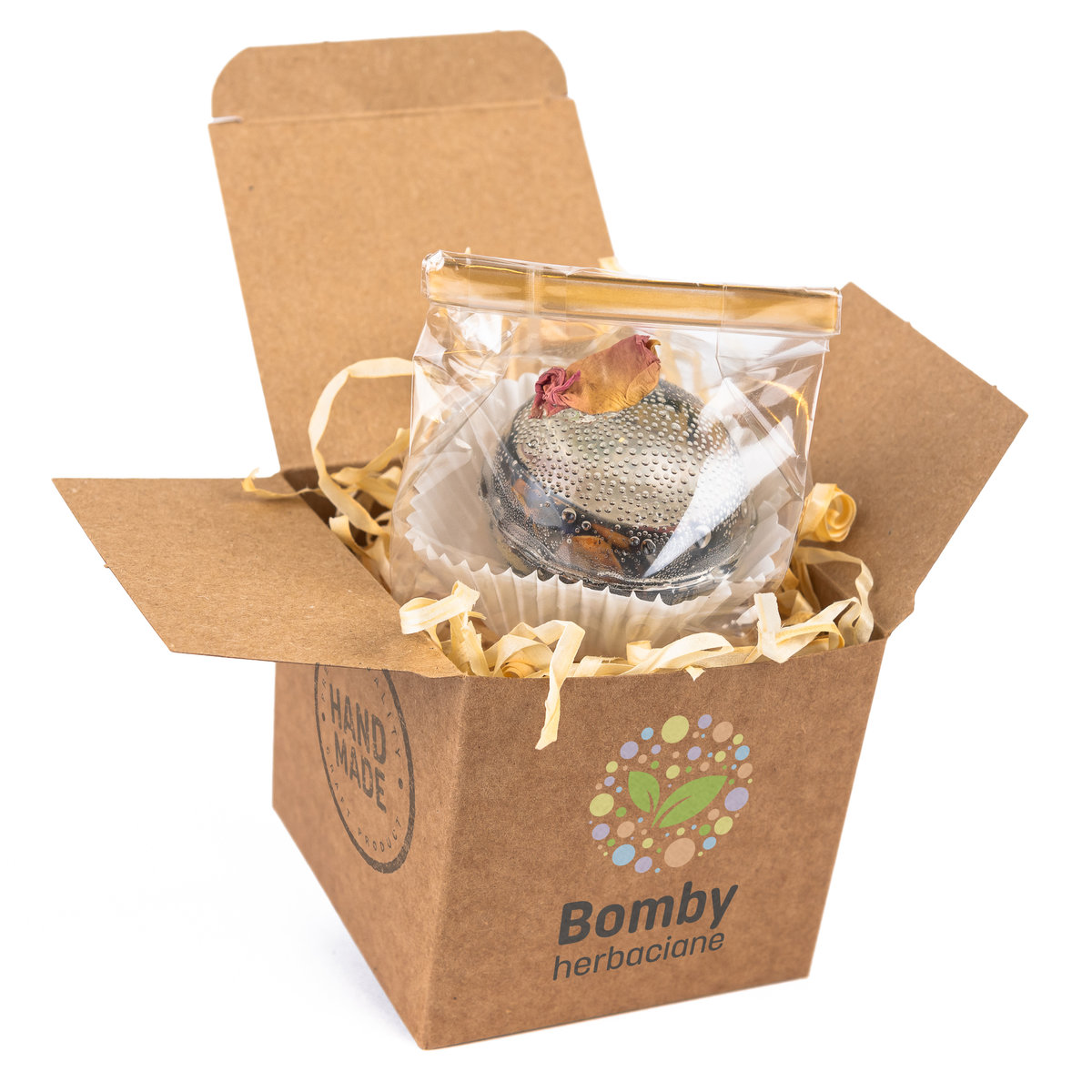 Bombka herbaciana transparentna