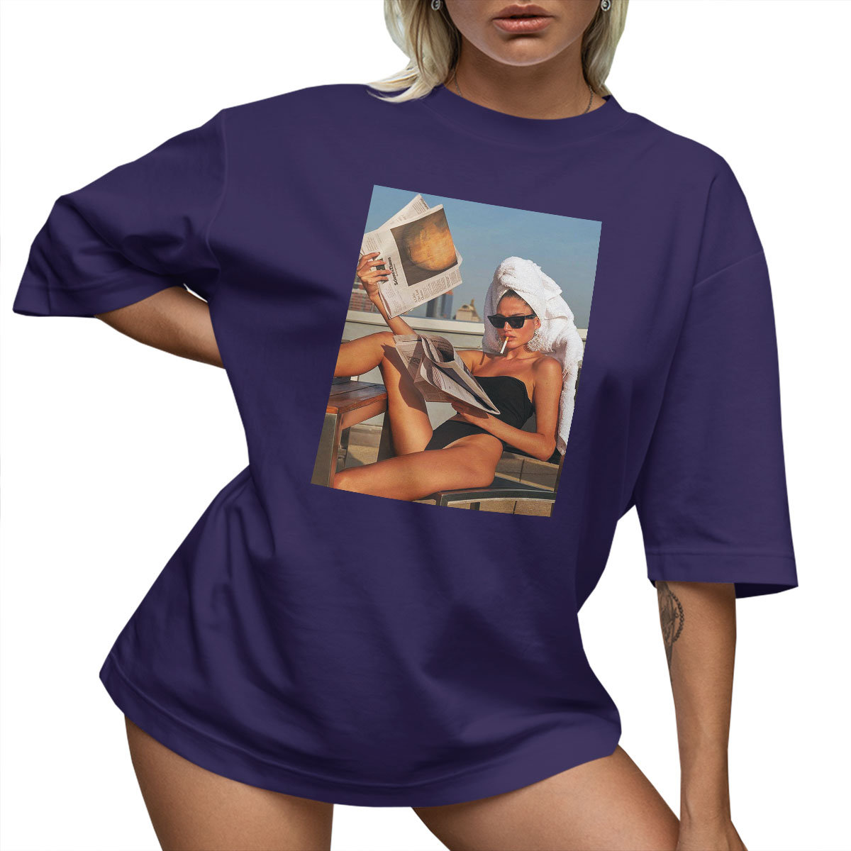 T-SHIRT OVERSIZE LU��NA KOSZULKA AESTHETIC XXXL SUKIENKA JAKO����