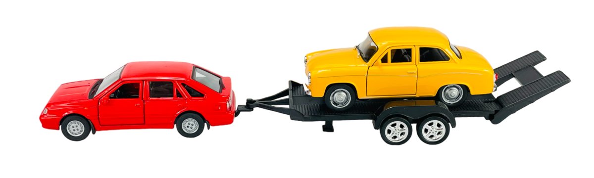 WELLY 2-PACK POLONEZ CARO PLUS + SYRENA 105 1:34