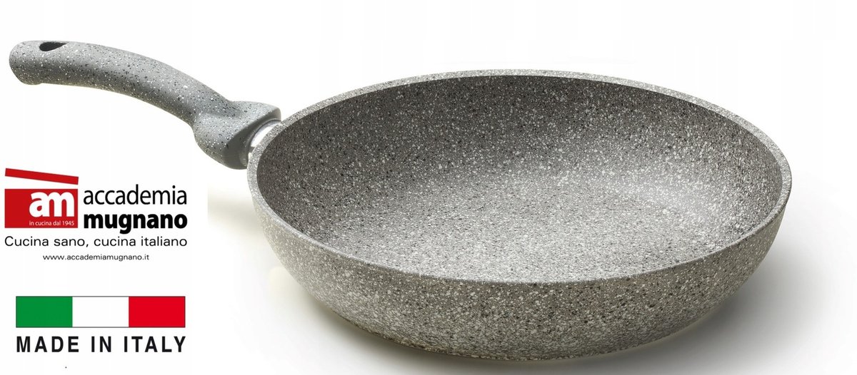 Patelnia 32 cm Gaz Włoska Kamienna Di Pietra