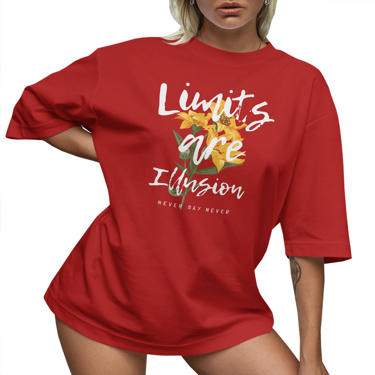 T-SHIRT OVERSIZE LU��NA KOSZULKA NAPIS KR��TKA UNISEX XXXL SUKIENKA JAKO����