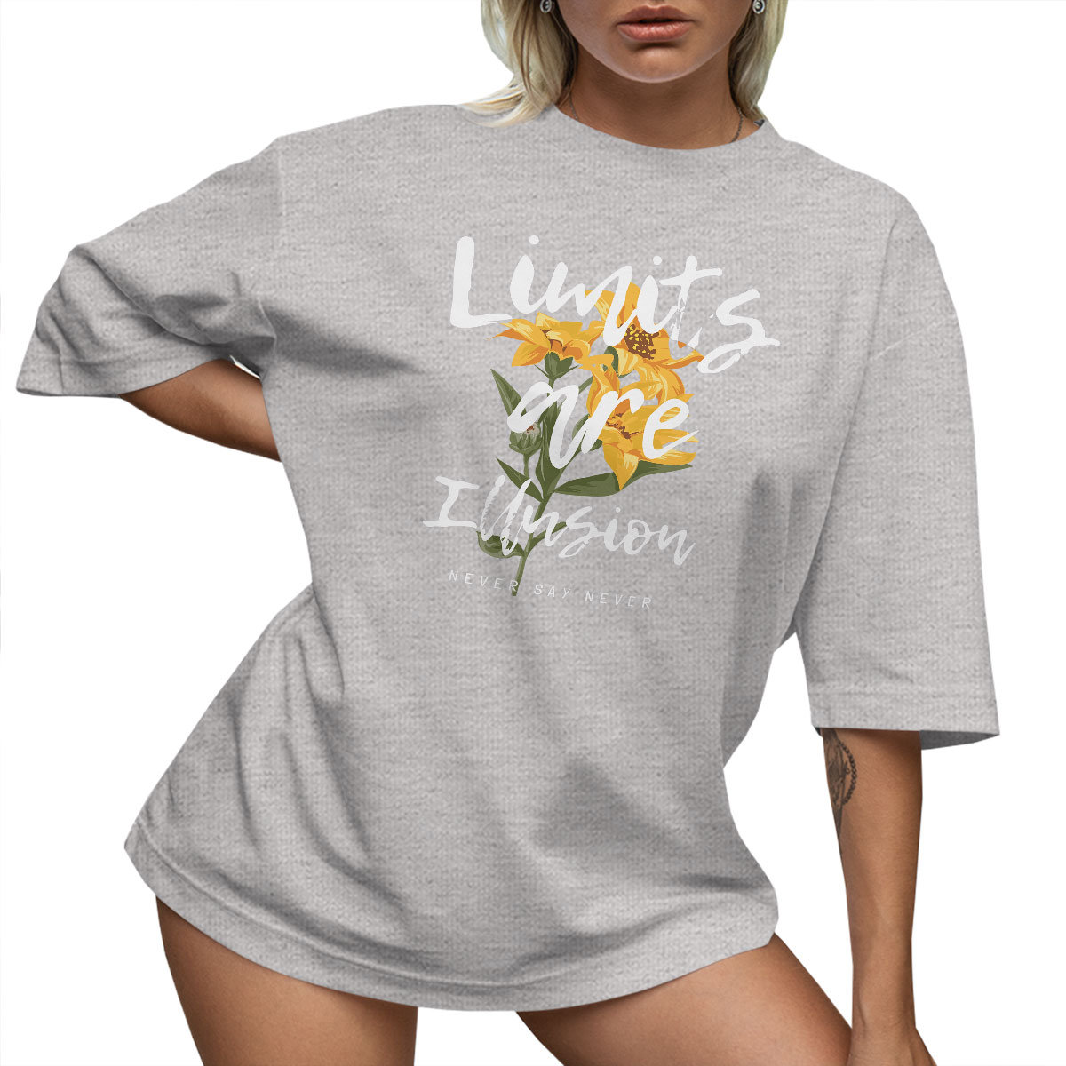 T-SHIRT OVERSIZE LU��NA KOSZULKA NAPIS KR��TKA UNISEX XL SUKIENKA JAKO����