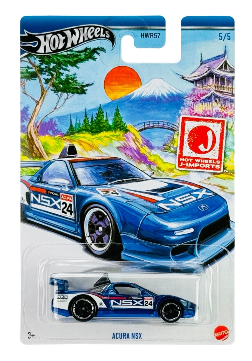 HOT WHEELS ACURA NSX J-IMPORTS 5/5 HRT04